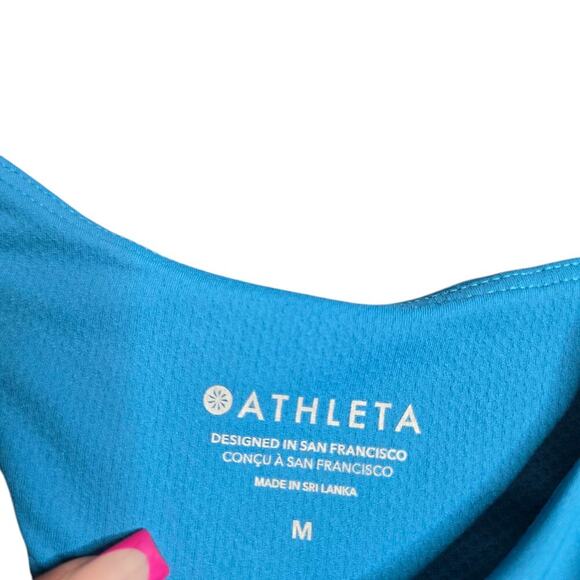 Athleta Blue Break Point Dress Size: M - Picture 6 of 8